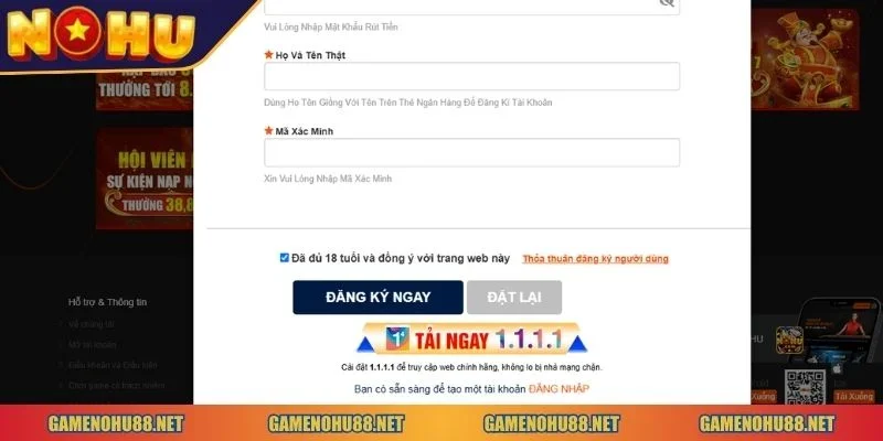 Đăng ký Game Nổ Hũ